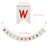 BESTOYARD 335M Welcome Back Banner Jute Bunting Banner Sign Backdrop for School Home Office Banner for School