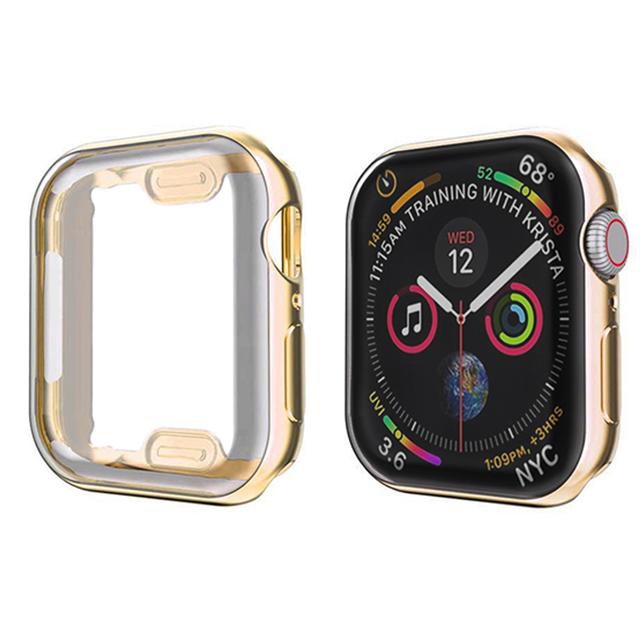 Чехол для Apple Watch 44 мм 40 мм 45 мм 41 мм 42 мм 38 мм защитное стекло iwatch силиконовый бампер apple watch series 3 6 se 7 8 9
