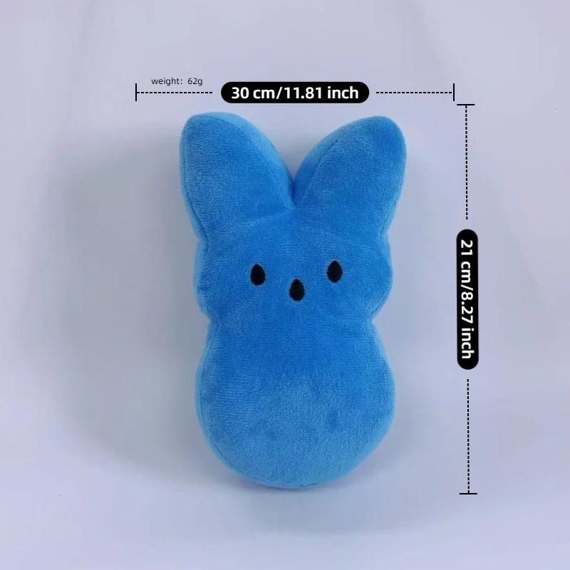 6 Цветов Peeps Плюшевый Кролик Кролик Peeps Пасха Идеальные Игрушки Наполнители для Подарочных Пакетов Карнавальные Призы Ассортимент Пасхальное Яйцо Декор для Вечеринки