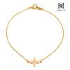 [Gold N] 14K Cutie Flower Bracelet Combo