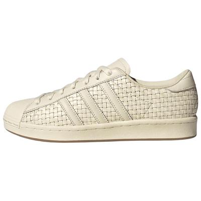 Оригинальные кроссовки для скейтборда Originals Superstar Vintage Woven Женские кремово-белые кроссовки JR6001