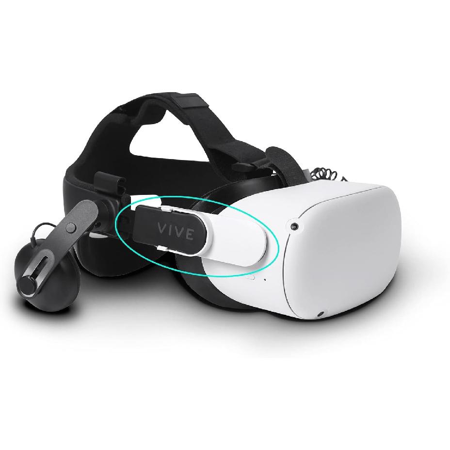 BTG Headset Adapter Audio Strap Kit Compatible with Meta Oculus Quest 2 DAS HTC Vive (V2) FrankenQuest 2
