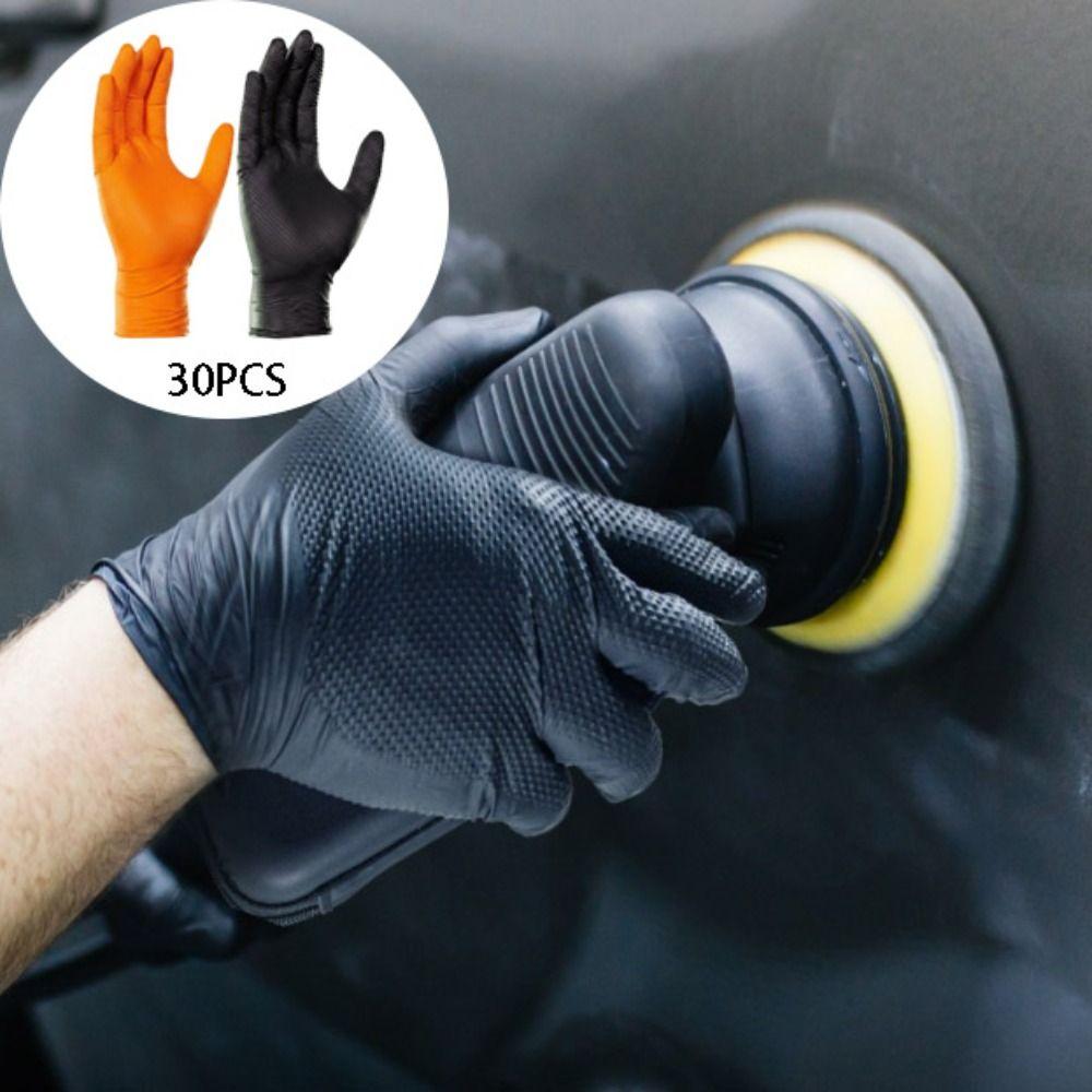Textured Nitrile Gloves Latex Free Mechanic Gloves Mechanic Industrial Gloves Work Gloves