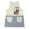 Saint Ladies Apron "The Bears' School" Jackie & Chucky M-L (Free Size) Bust 79-94cm, Width 54cm, Length 84cm