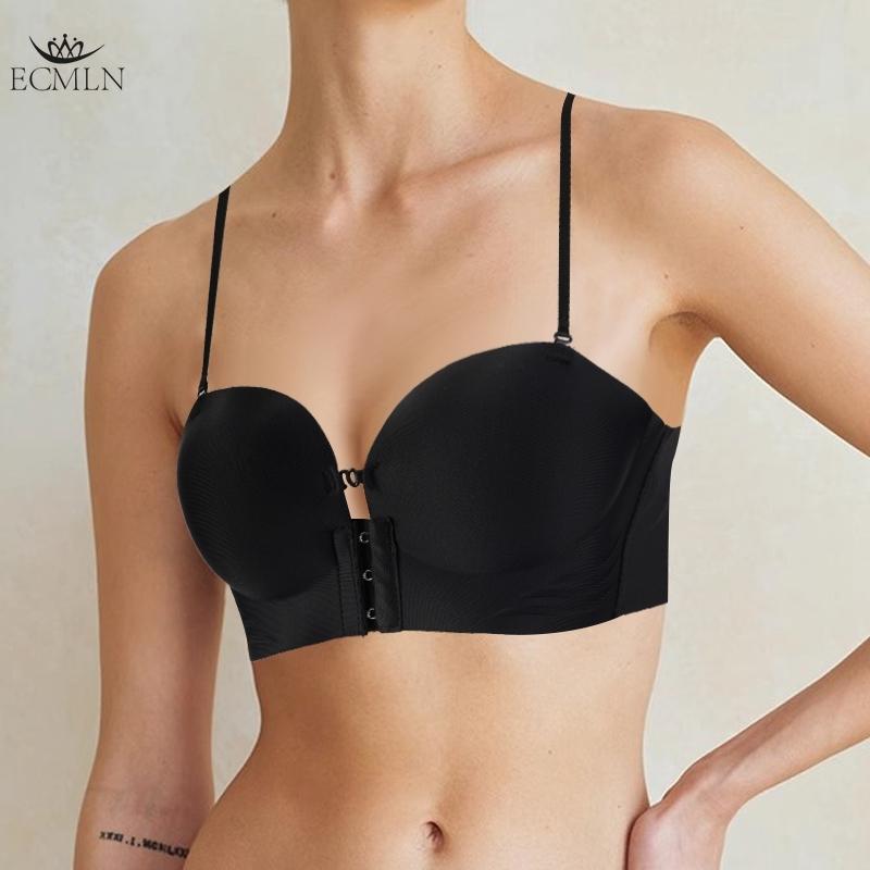 Застежка спереди, маленькая грудь, женский бюстгальтер, толстая губка, девушка, мягкое беспроводное нижнее белье, женское нижнее белье, бюстгальтер с эффектом пуш-ап