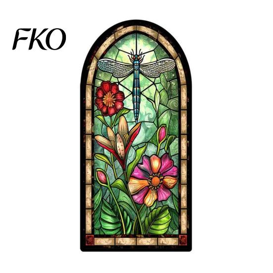 Wear-resistant Bookmark Stained Glass Flower Bookmark, Floral Acrylic Suncatcher Lightweight Plant Book Page Marker, Gifts for Bookish, Women