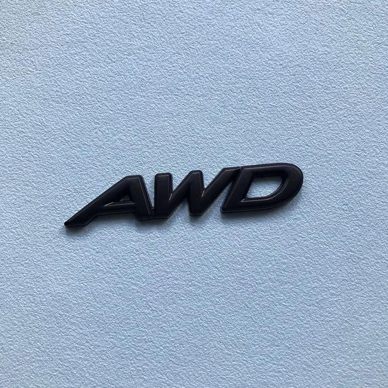3D Metal 2.0 2.5 AWD Logo Letters Car Trunk Emblem Badge Decal 2.5 AWD Sticker Accessories
