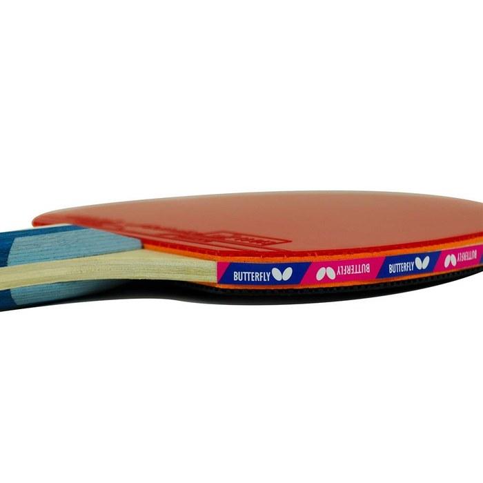 Butterfly Zhangben Zhihe 1800 Table Tennis Racket (Kids) 5-ply, Flared Handle, Pre-Rubbered 16960