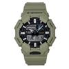Восстановленные Casio G-Shock Аналогово-цифровые Часы для мужчин с ремешком из био-смолы Черный циферблат Кварцевые GA-010-5A 200M