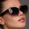 Cat Eye Gradient Fashion Sunglasses for Women Vintage Shades UV Protection Eyewear for Outdoor Hiking