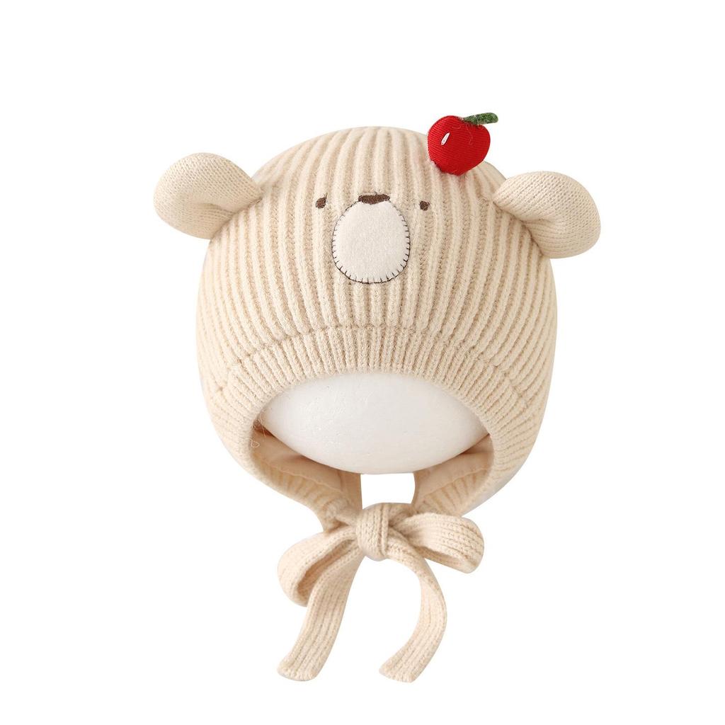 Милая Уютная Детская Шерстяная Шапка - Осень/Зима, Защита Ушей, Плотная и Ветрозащитная для Мальчиков и Девочек