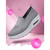 New Women Flat Sneakers Comfy Light Thick Sole Breathable Mesh Female Shoes Slip-On Durable Spring Stylish Trend Leisure Flats
