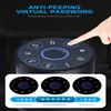Tuya Smart Lock for Wood/Steel/Aluminum Doors-Luxury Fingerprint Door Handle Lock Set Wi-Fi App Control Memory Card Cloud