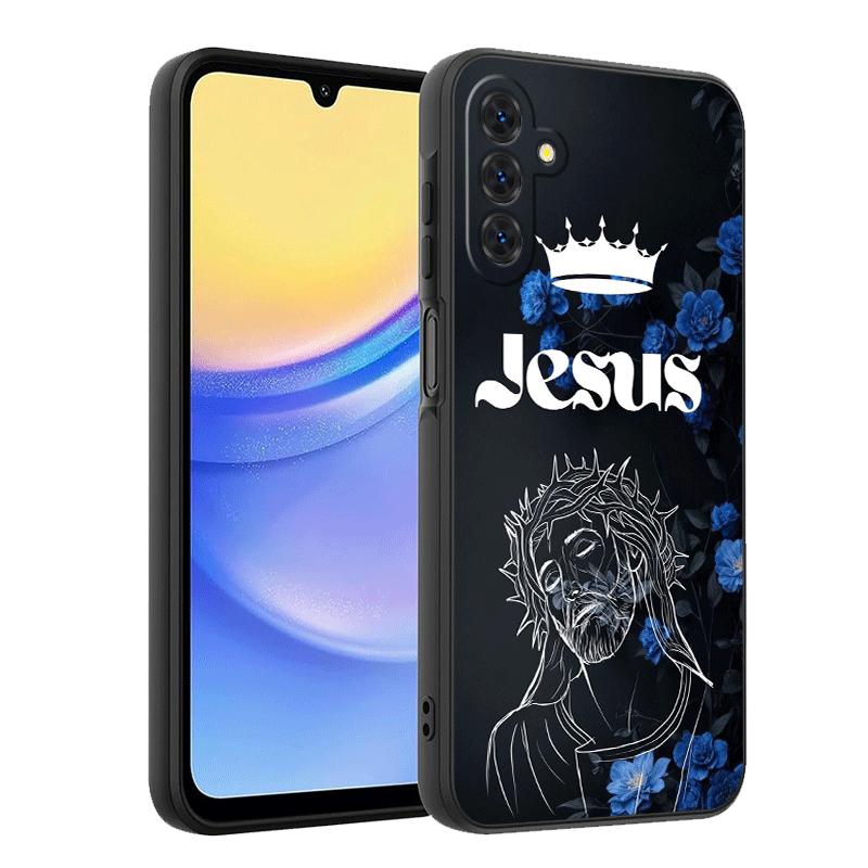 God Jesus Pray Cross Bible Soft Phone Case for Samsung A17 A37 A57 A16 A26 A36 A56 A15 A25 A35 A55 A14 A24 A34 A54 A13 A23 A33 A