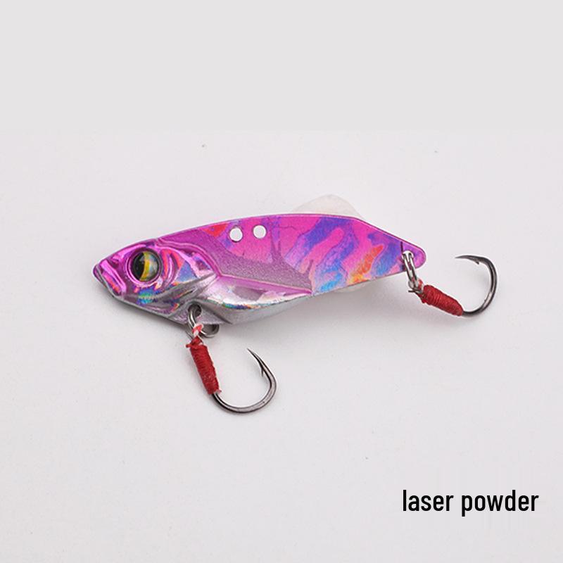 Ultra-Long Cast Iron Spinnerbait: Single Hook Vib Lure for Bass, Mandarin Fish, Aspius - Micro Artificial Bait, Anti-Thunder.