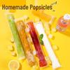 DIY Одноразовые пакеты для мороженого на палочке - Пищевой класс, Самозапечатывающиеся формы для замороженных фруктовых пюре и мороженого.