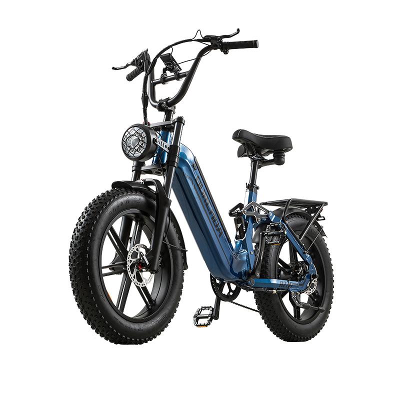 BURCHDA AZ20 Горный электровелосипед, 48В 20Ач литий-ионный аккумулятор, 20-дюймовый взрослый городской электровелосипед 2025 новый, 1500Вт45КМ/Ч, 4.0 фэтбайк