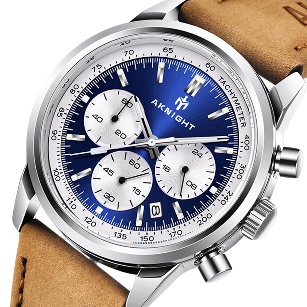 BENYAR AKNIGHT японская нержавеющая кожа совместима с деловым повседневным спортивным хронографом в комплекте мужские часы, кварцевые, стальные, ремешок, часы,