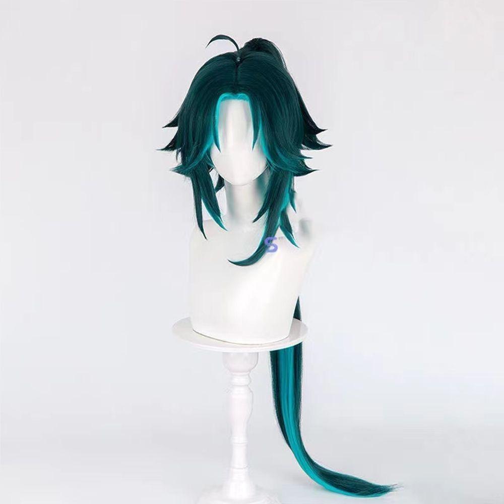 Косплей Сяо из Genshin Impact с париком, Защитник-Якша Ли Юэ