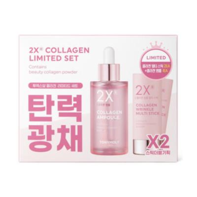 Tony Moly 2X R Collagen Ampoule and Stick Set