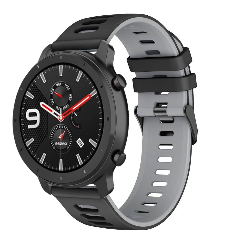 20 22mm Silicone Strap for Huami Amazfit GTR 47mm/4/3/Pro 2 2e Sport Watchband for Amazfit Pace Stratos 3 2 2S/Balance/GTS4 Band