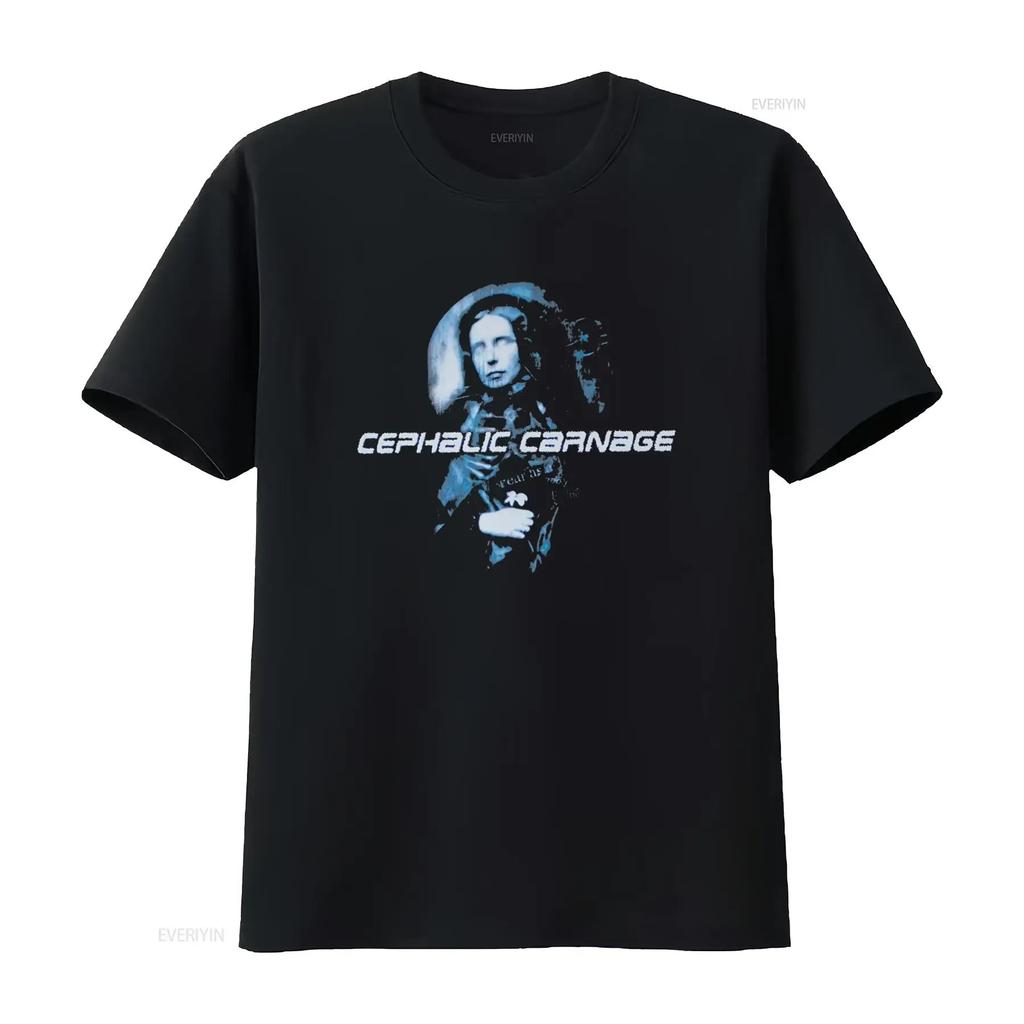 Men's Cephalic Carnage Anomalies T Shirt XX Large Black Unique Design for Metal Fans vintage Wa