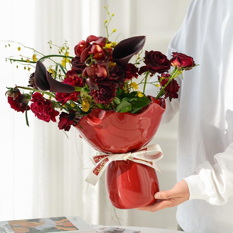Элегантная Роскошная Маленькая Ваза для Свадебного Декора и Цветочных Композиций