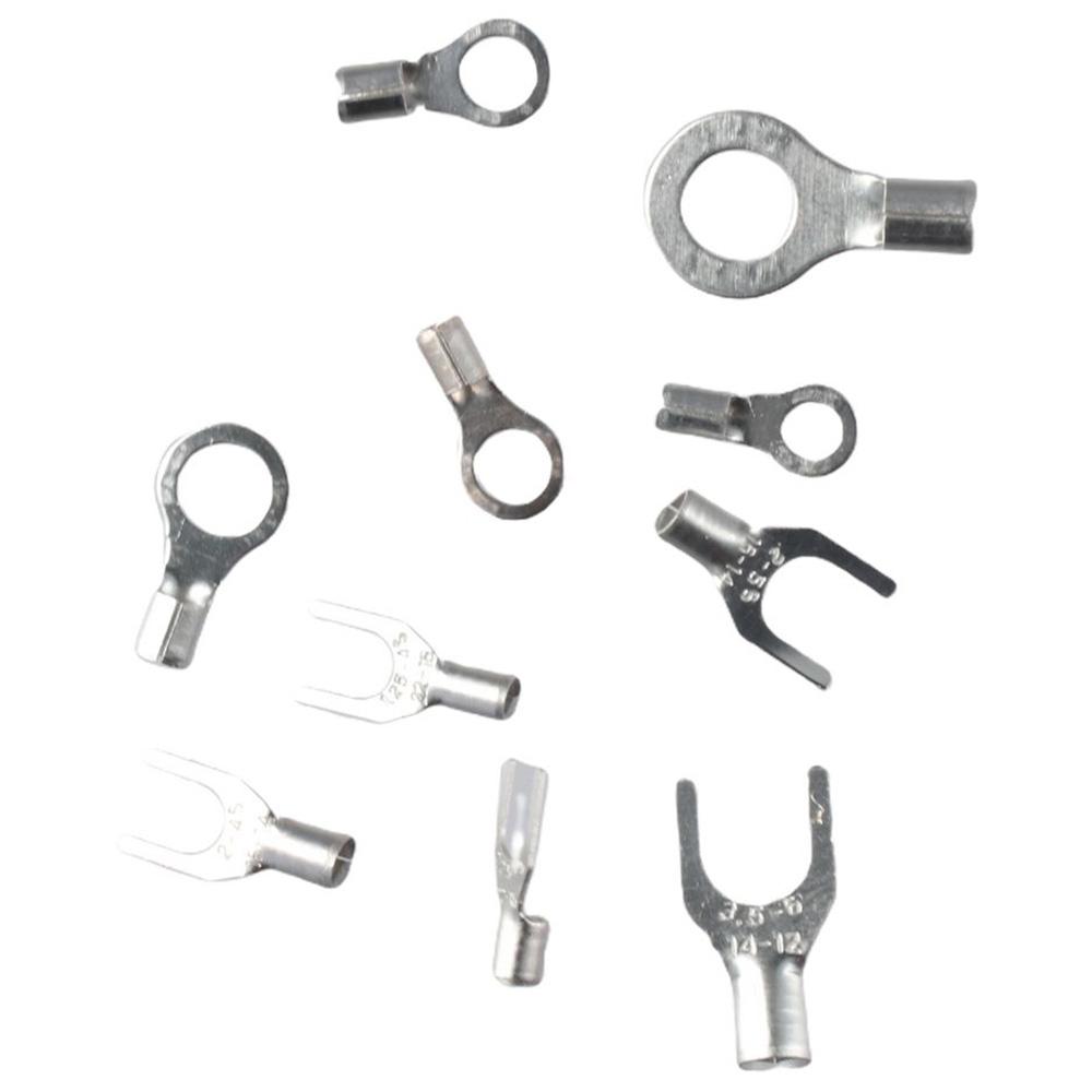 320 шт. неизолированных наконечников для проводов, кольцевых вилочных клемм, кольцевых клеммных соединителей, механического оборудования