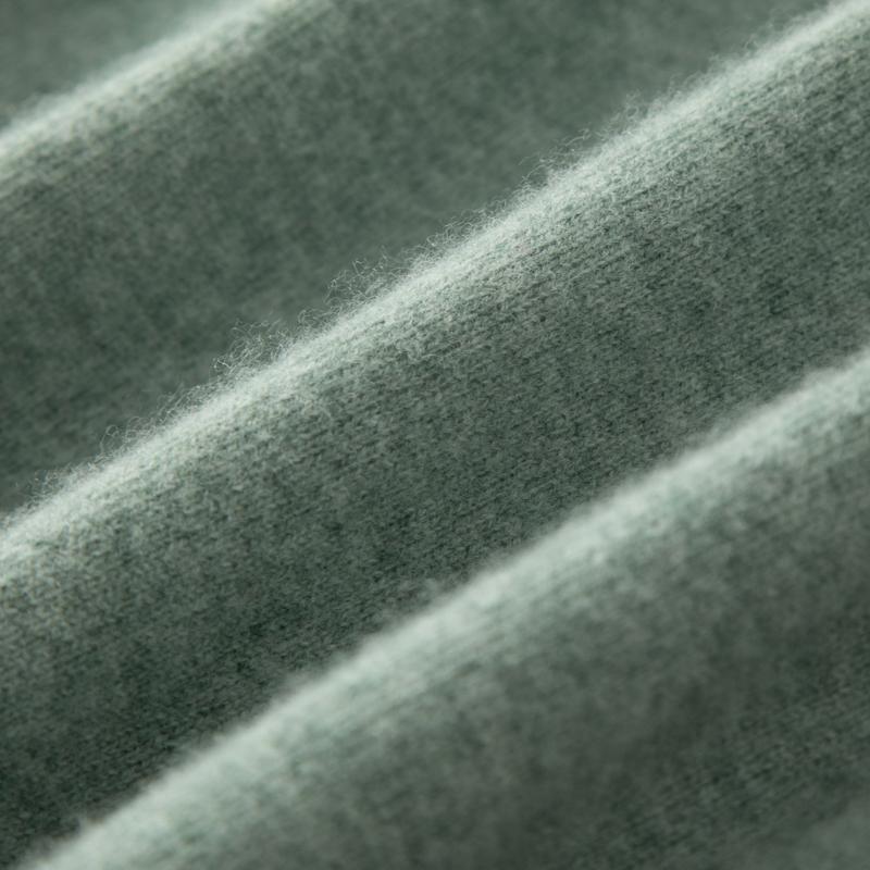 Men's Round Neck Sweater Qinghe Cashmere 100% Cashmere Men's Autumn and Winter Cashmere Soft and Warm