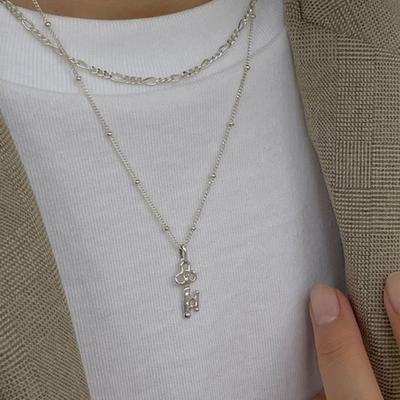 Серебряный кулон-ключ Melliv_mvn12