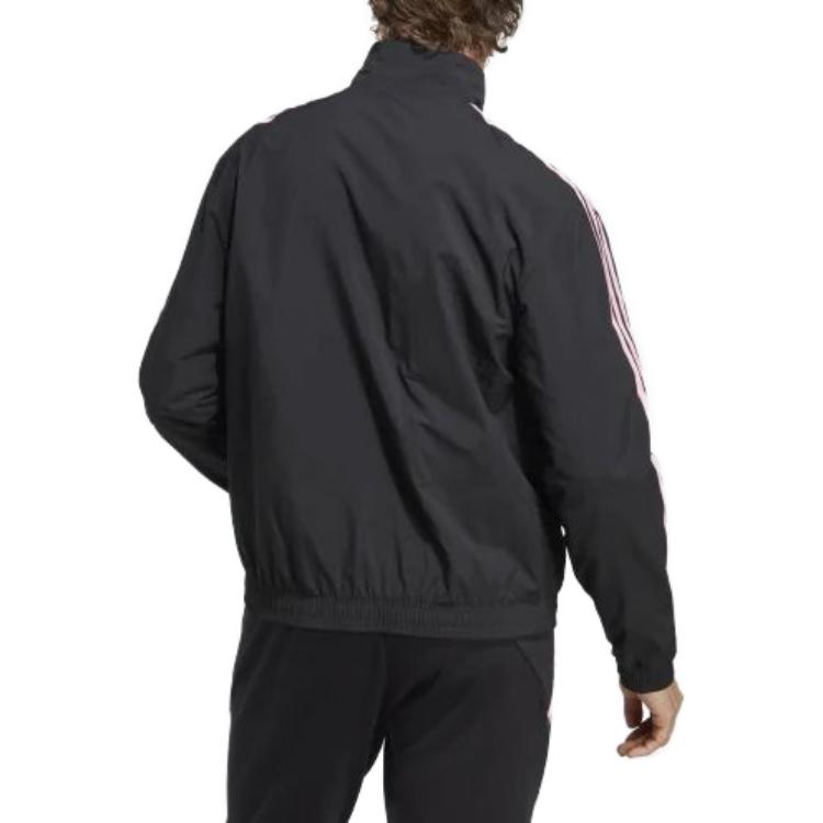 adidas Международная куртка Miami Мужская Черный Розовый HU0061