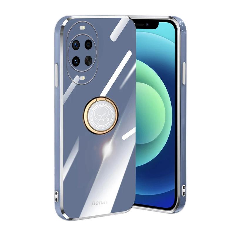 For Huawei Nova 14 Pro Case Smooth Electroplated Magnetic Suction Ring Bracket For Huawei Nova14 Pro Back Cover