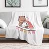 bubu dudu new year Throw Blanket Soft Breathable Blanket for Night Sleeping