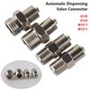 1Pcs Double Screw Dispense Valve Adapter Luer Lock Pneumatic Fitting Dispensing Valve Connector
