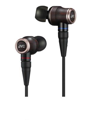 Наушники серии JVC WOOD, совместимые с источником звука высокого разрешения HA-FW02 CLASS-S, вставные, с возможностью перекабеля/высоко