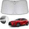 WAIROGA Козырек на лобовое стекло Lexus UX, Автомобильный козырек на лобовое стекло от солнца и УФ-лучей, Включает сумку для хранения для легкого использования без присосок, Прямо от производителя Lexus