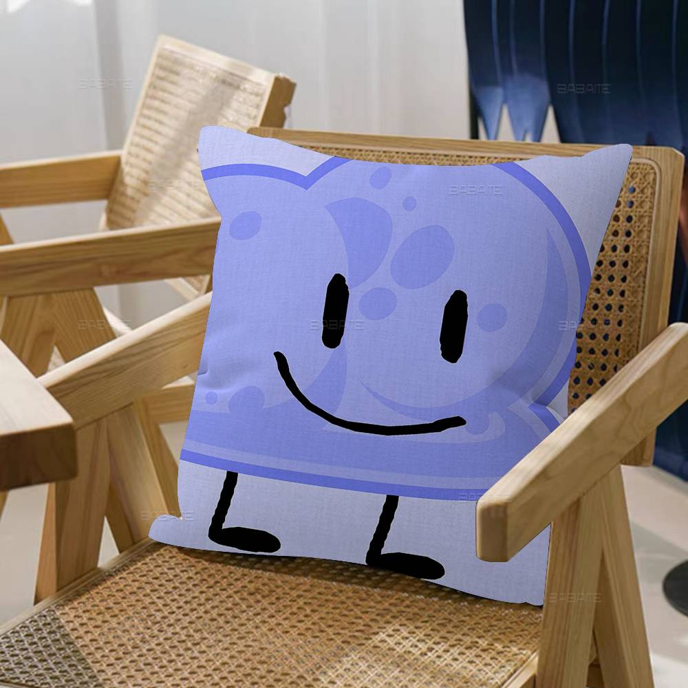 Мультяшные забавные аниме иконки BFDI наволочка чехол для диванной подушки украшение для домашней комнаты детский подарок