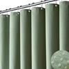 1 комплект занавесок для душа с крючками, вафельная текстура, многоцветный, плотный лен, легко