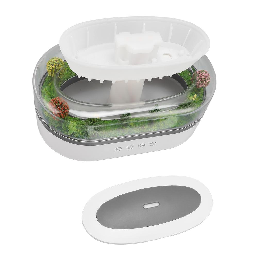 Увлажнитель воздуха с 7 цветами светодиодной подсветки ABS PP Диффузор для эфирных масел Автоматическое отключение 250 мл Безопасный Тихий Многофункциональный для спальни