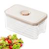 Fruit Storage Containers For Fridge Transparent Fruit Keepers Box Portable Food Storage With Airtight Lids For Picnic Camping