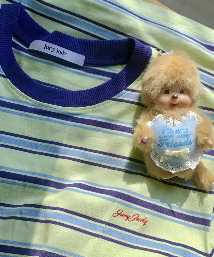 JUCYJUDY Multi-Stripe T-Shirt J1Ts020G