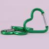 Heart Shaped Carabiner Clip Aluminum Alloy Keychain Clip Spring Snap Hook Camping Backpack Clips Heavy Duty Carabiners
