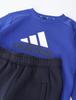 Adidas Essentials Big Logo Fleece Jogger Set for Legend Ink J160 Kids, DTP58, Top Semi-Silent Blue, Bottom (IV7307),