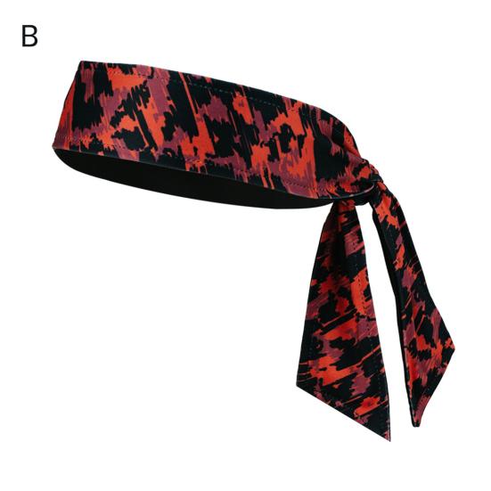 Спортивная повязка на голову для мужчин и женщин, впитывающая пот и дышащая, для тренировок, с широким краем, мягкая, с принтом, повязка от пота для йоги, бега, велоспорта