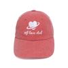 Net Social Club SELF LOVE PIGMENT WASHED CAP (RED)