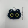 Kawaii Black Kitten Doll Keychain Cute Soft Plush Pendant Backpack Suitcase Decorative Pendant Children's Toy Birthday Gift