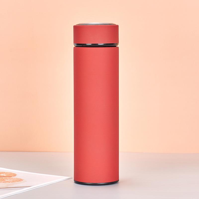 Термос из нержавеющей стали 304, двойная прямая чашка, подарочная чашка для рекламы и бизнеса