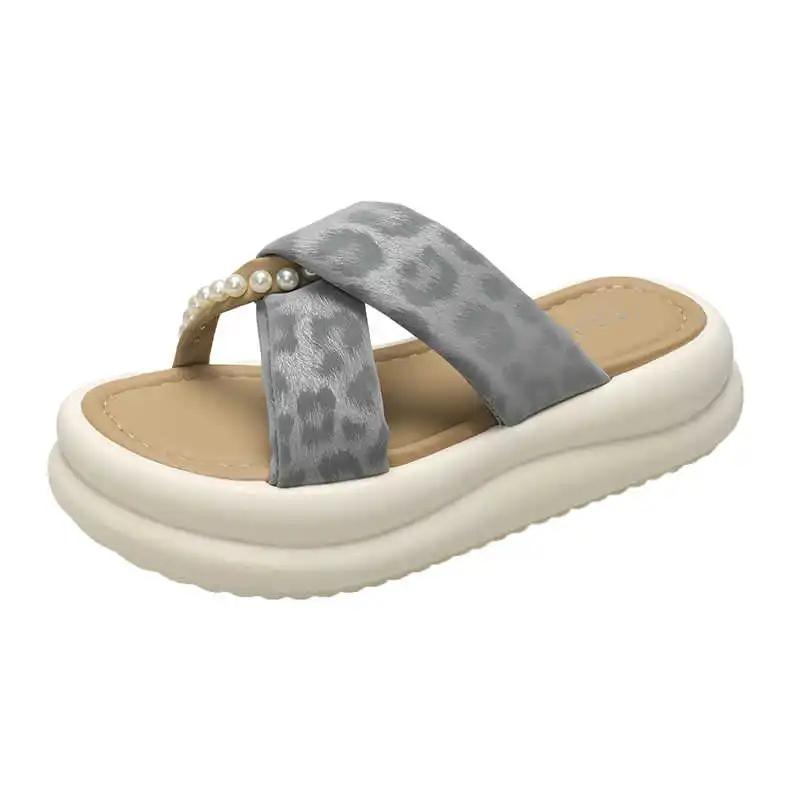 Fashion Round Toe Without Back Sandal Women Flat Luxury Flip Flops Slide Shoes For The Beach Sneakers Sports Sport Best Sellers