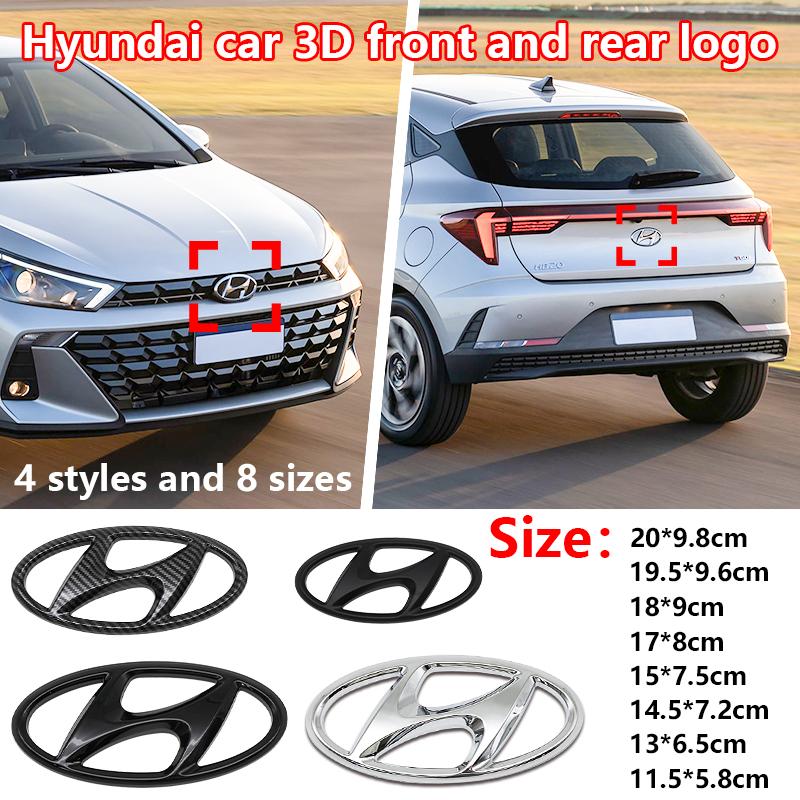 3D ABS Наклейка Логотип на переднюю решетку и багажник автомобиля Для Hyundai I10 Elantra Getz Sonata XG Terracan Tucson Coupe Trajet Matrix Эмблема CC5