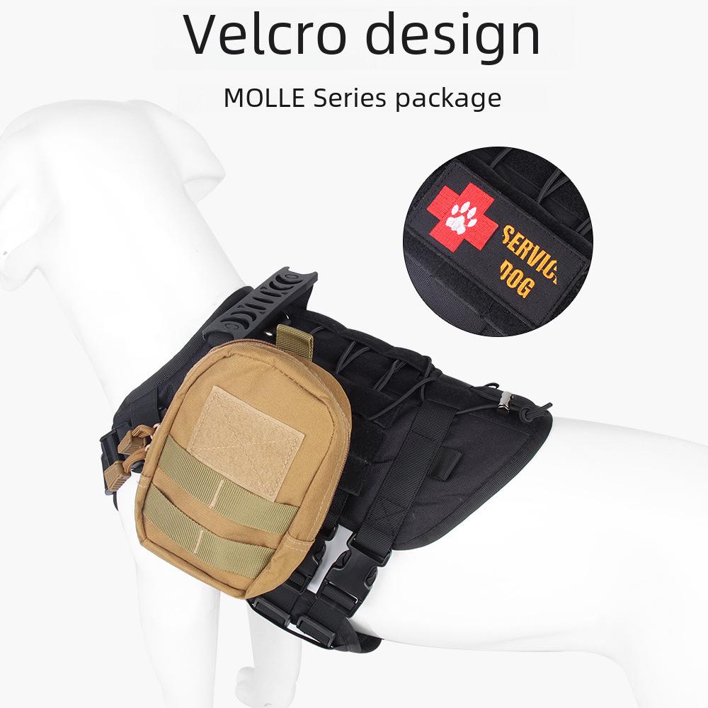 «Водонепроницаемая тактическая шлейка для средних и крупных собак – взрывозащищенная конструкция»